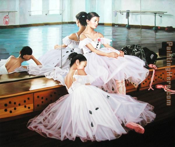 rest time painting - Guan zeju rest time art painting